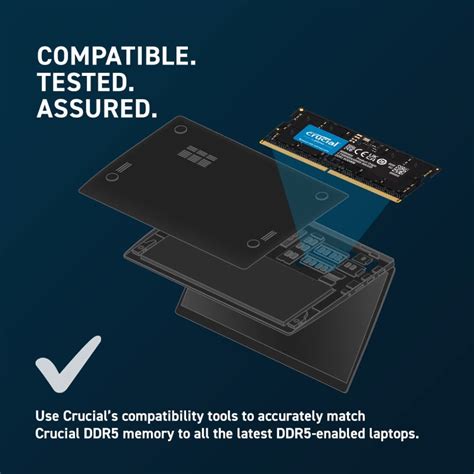 Crucial DDR5 Laptop RAM 4800Mhz / 5200Mhz /5600Mhz SODIMM Notebook ...