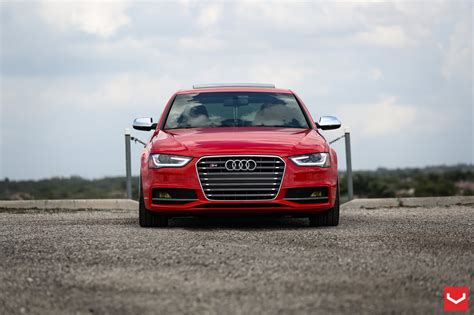 Prominent Red Audi S4 Fitted with Custom Accessories — CARiD.com Gallery