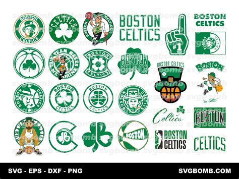 Boston Celtics NBA Logo in Vector Format, Including SVG File, Vector ...