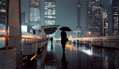 Rain City Night Wallpapers - Top Free Rain City Night Backgrounds ...