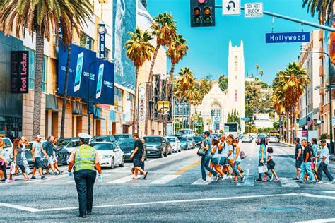 Famous Hollywood Boulevard and the Avenue of Stars in Hollywood ...