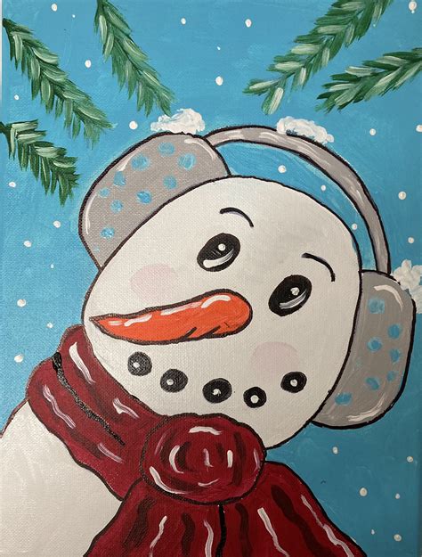 Snowman Art Kit - Paint with Wendy