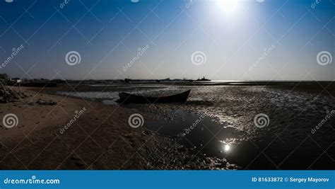 Panorama of Berbera Port and Beach with Boats Somalia Stock Photo ...