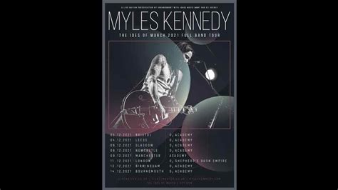 Myles Kennedy Announces The Ides Of March UK Tour