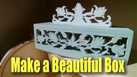 Make a Beautiful Box, Free Scroll Saw Pattern | Scroll saw patterns ...