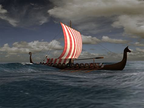 3D asset Viking Longship - Drakkar | CGTrader