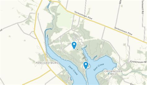 Deer Creek State Park Map | Hiking In Map