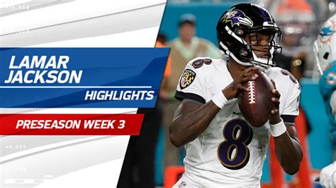 Lamar Jackson highlights | Preseason Week 3