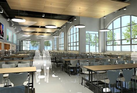 Hord Coplan Macht - Dover High School - Delaware | Cafeteria design, School interior, School ...