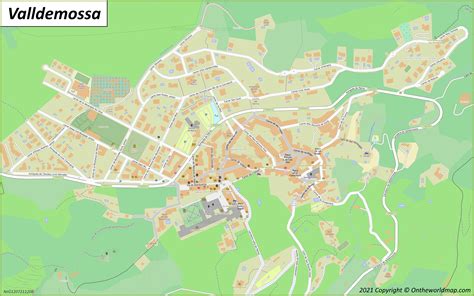 Valldemosa Mapa | Mallorca, España | Mapas Detallados de Valldemosa ...