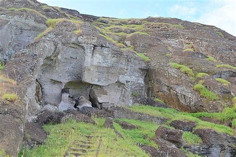 Rano Raraku Volcano in Chile