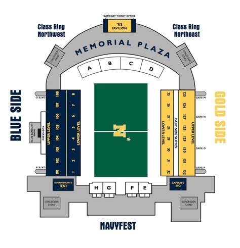 Navy Stadium Seat Map | Images and Photos finder