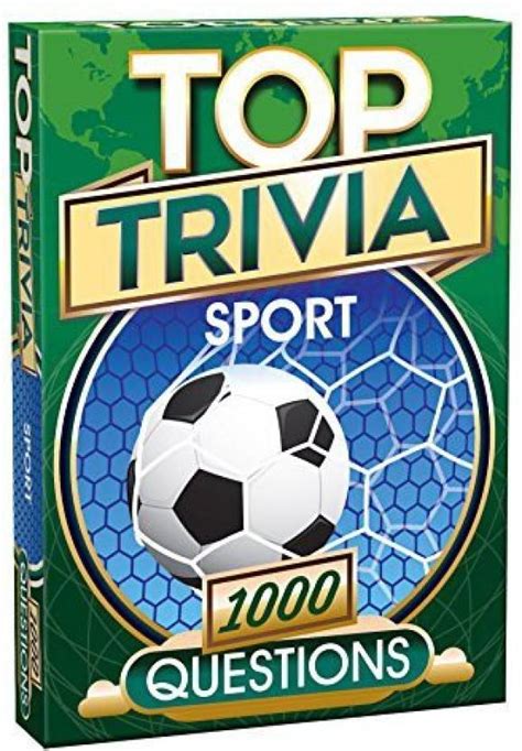 Cheatwell Games 11554 Top Trivia Sport Quiz Educational Board Games Board Game - 11554 Top ...