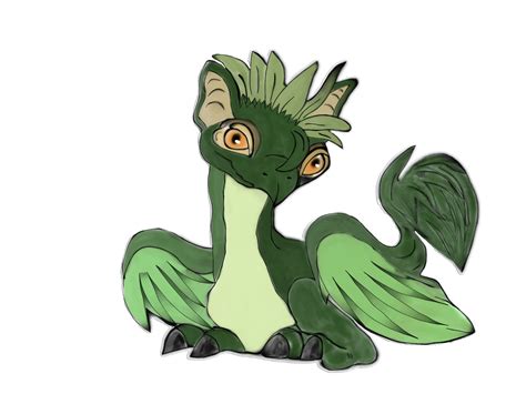 Cutie Pie Baby Green Dragon Free Stock Photo - Public Domain Pictures