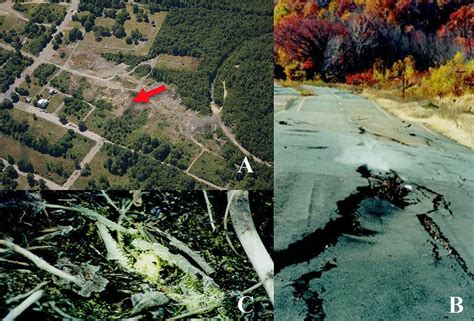 The Centralia, Pennsylvania, mine fire has dramatically impacted the surface environment. (A ...