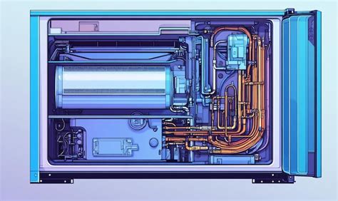 Working principle of refrigerator | Premium AI-generated image