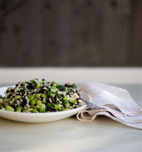 Rosemary Rice and Beluga Lentil Salad - A Healthy Hunger