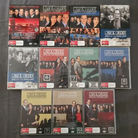 LAW & ORDER Special Victims Unit SVU Complete Season 1-11 DVD TV Series ...