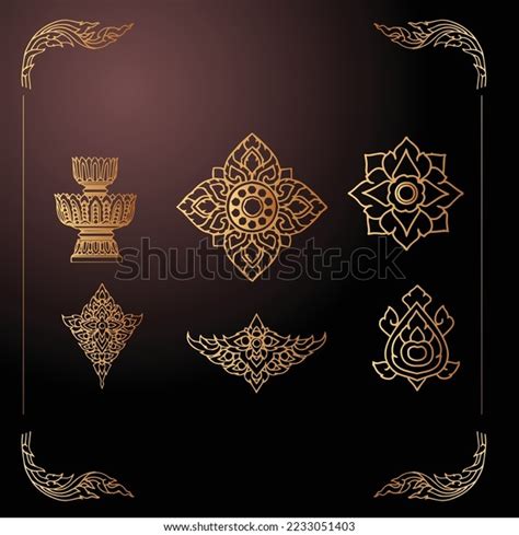 Kbach Khmer Drawing Vector Khmer Stock Vector (Royalty Free) 2233051403 | Shutterstock