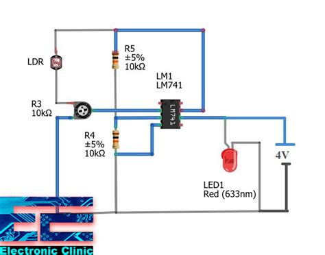 Light Dependent Resistor Circuit