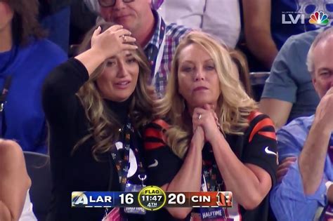 Super Bowl 2022: Joe Burrow's girlfriend looks worried after sack