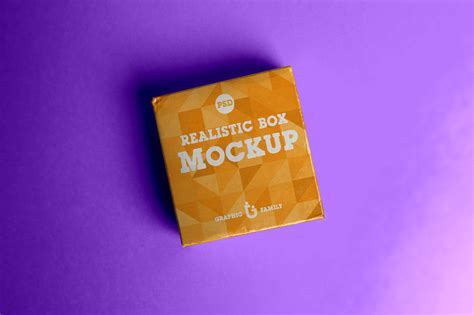 Real Box Mockup Free Mockup – GraphicsFamily