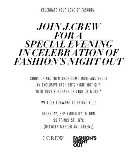 J.Crew Aficionada: J.Crew Celebrates Fashion's Night Out