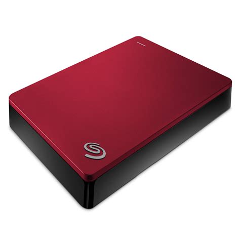 Seagate 4TB Backup Plus Portable Hard Drive (Red) STDR4000902