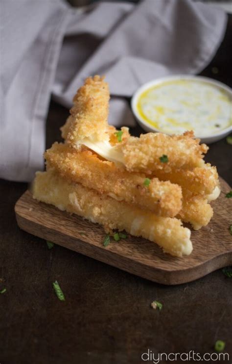 Fried Cheese Sticks With Buttermilk Sauce – The Perfect Appetizer ...