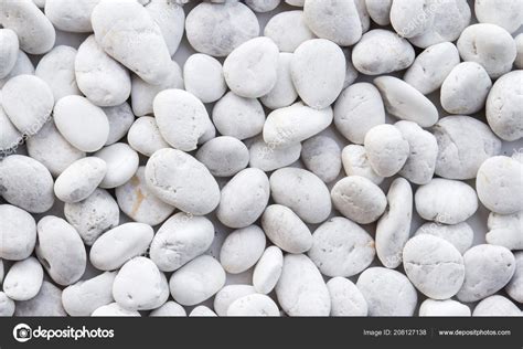 White Pebbles Stone Texture Background Stock Photo by ©tendo23 208127138