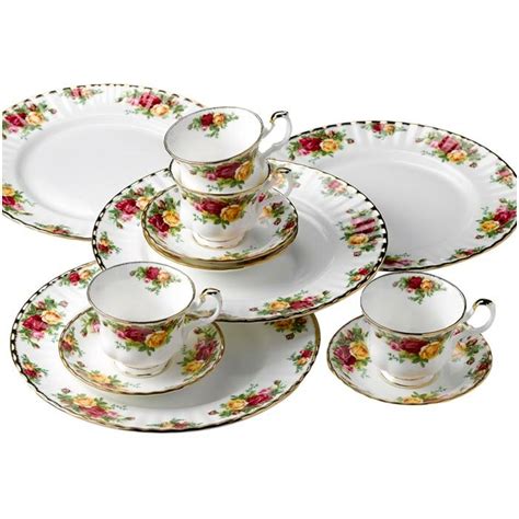 Royal Albert Old Country Roses 12 Piece Dinnerware Set & Reviews | Wayfair