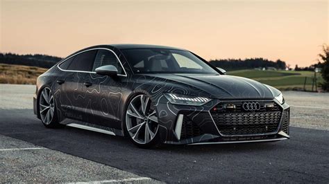 Custom 2020 Audi RS7 Is Loaded With 962 HP, Its Wrap Looks Like A Map - autoevolution