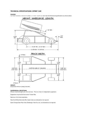 2010 Sprint Car Tech Specs by James Bell - Issuu