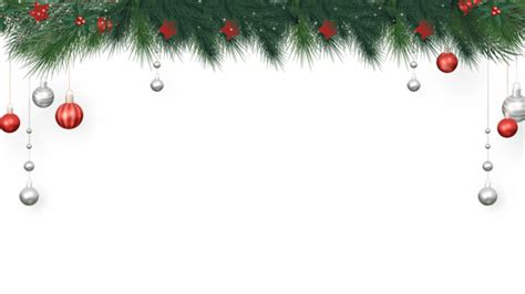 Christmas Holly Textured Decorative Golden Ball Border, Christmas, Holly, Merry Christmas PNG ...