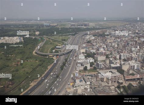 Aerial view of Delhi from a flight, Delhi, India Stock Photo: 67892397 ...