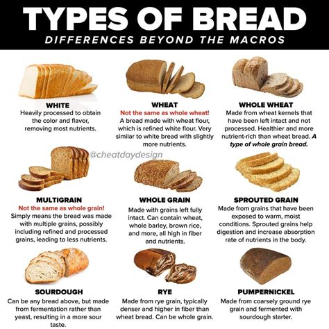 16 Different Types of Bread | Which Bread Is The Healthiest? | Types of ...