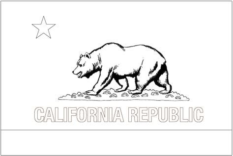 California Flag Coloring Page - Coloring Home