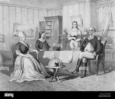 George Washington & family Stock Photo - Alamy