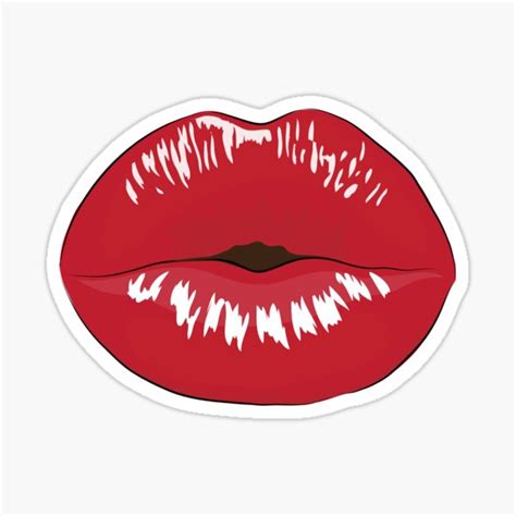 Cartoon Mouth Smile Stickers | Redbubble