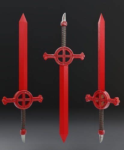 3D model Finn Sword - Demon Blood Sword VR / AR / low-poly | CGTrader