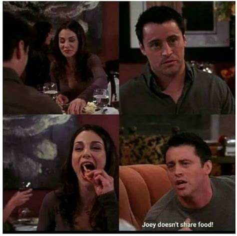 Joey doesn't share food | Friends show, Friends funny, Friends forever