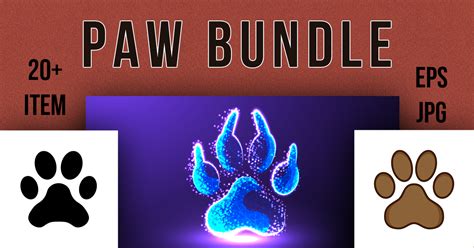 Paw Designs Bundle Bundle · Creative Fabrica