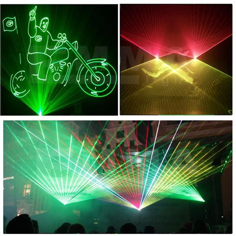 ilda 2d+3d laser 15 watt rgb laser beam&animation programmable full color effect sky laser light ...