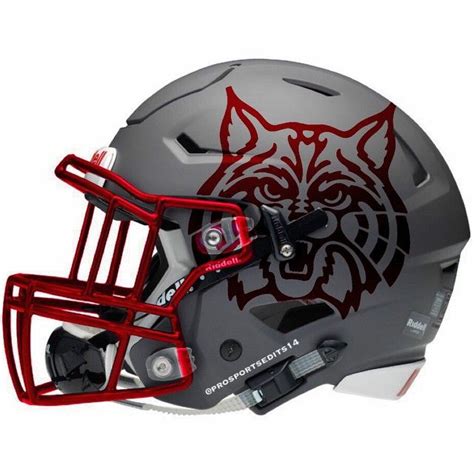 Arizona Wildcats Matte Grey Riddell SpeedFlex concept helmet | Awesome ...