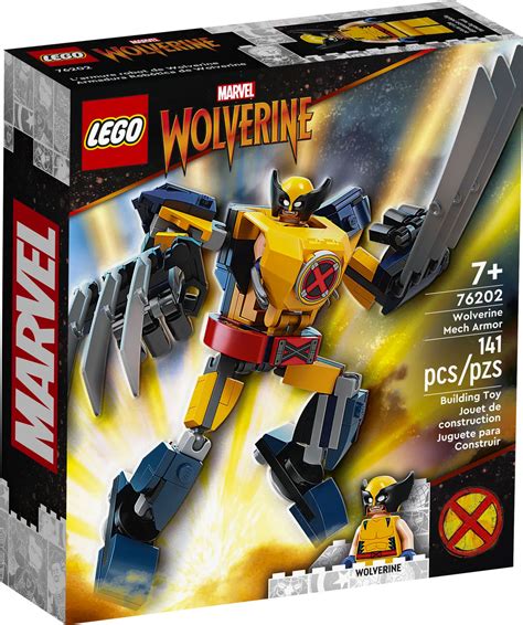 Brickfinder - LEGO-Marvel-Wolverine-Mech-Armour-76202—01