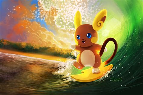 Alola Raichu by TsaoShin on DeviantArt