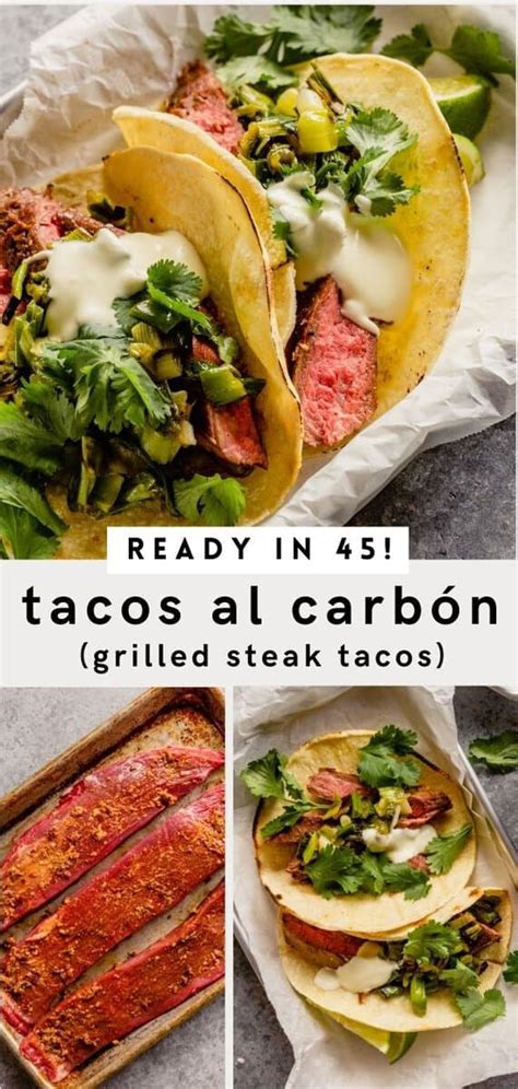 Tacos al Carbón Recipe - Zestful Kitchen