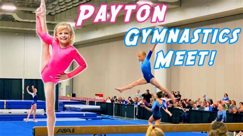 Payton's 1st Gymnastics Meet on Youtube! - YouTube