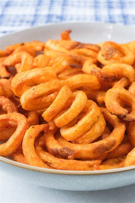 Frozen Curly Fries In Air Fryer - three quart food