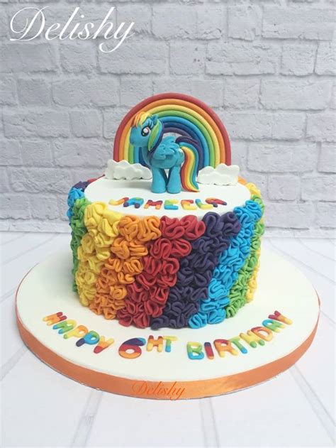 Rainbow dash cake - Decorated Cake by Zahraa - CakesDecor